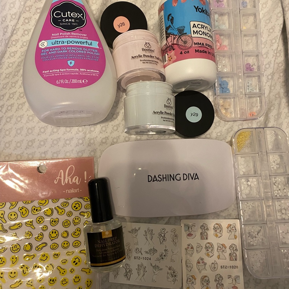 Acrylic nail kit set lot bundle
